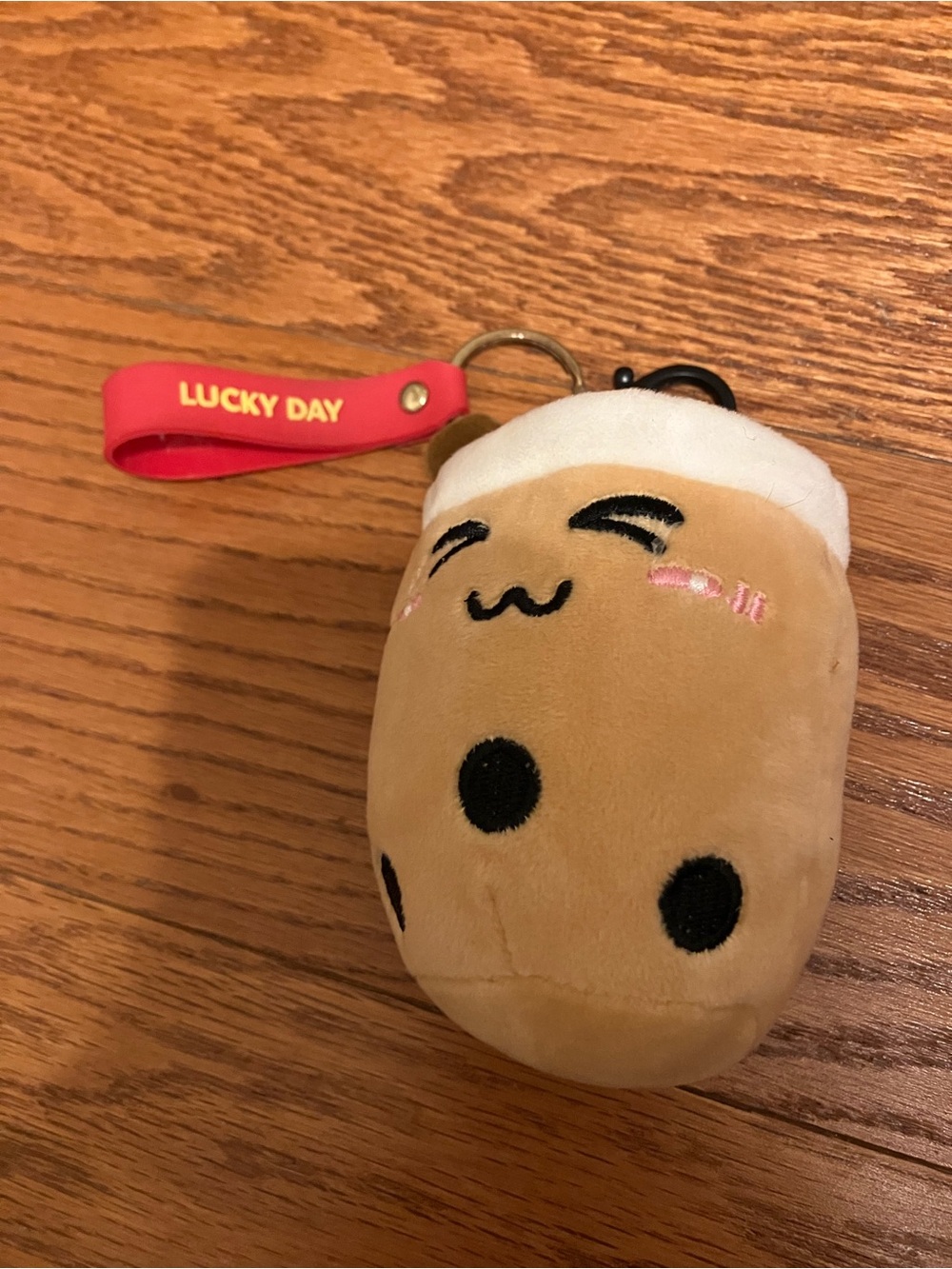 Lucky Milk Boba Plush Keychain